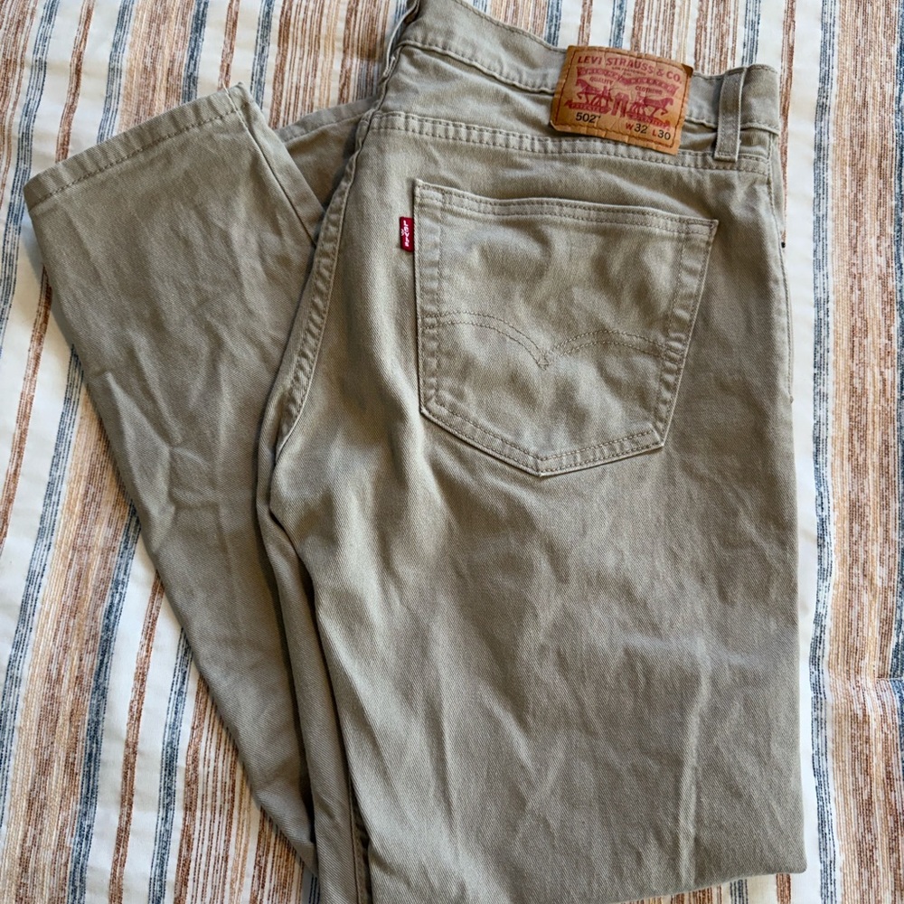 Levi's 502 Tan Jeans - 32x30
